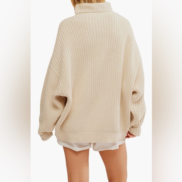 Free People oversized mockneck sweater - Picture 3 of 13